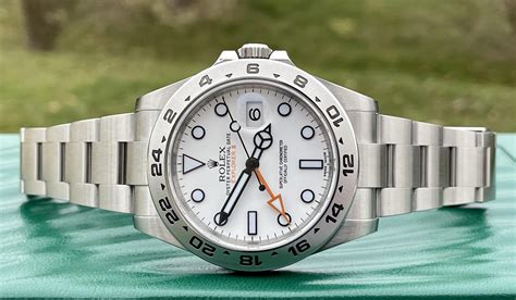 white dial rolex explorer|rolex explorer ii polar price.